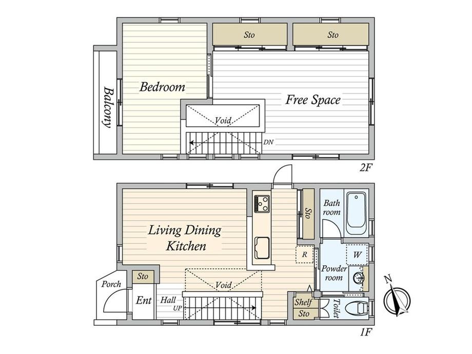 Bright Renovated 1LDK+S Custom Home in Quiet Kugayama in Tokyo