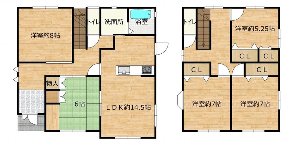 5LDK in Fukui (130.01㎡（39.32坪）) in Fukui