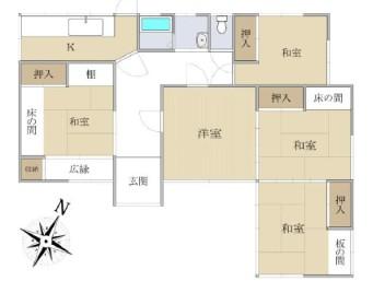 5DK in Osaka (82.55㎡（登記）) in Osaka