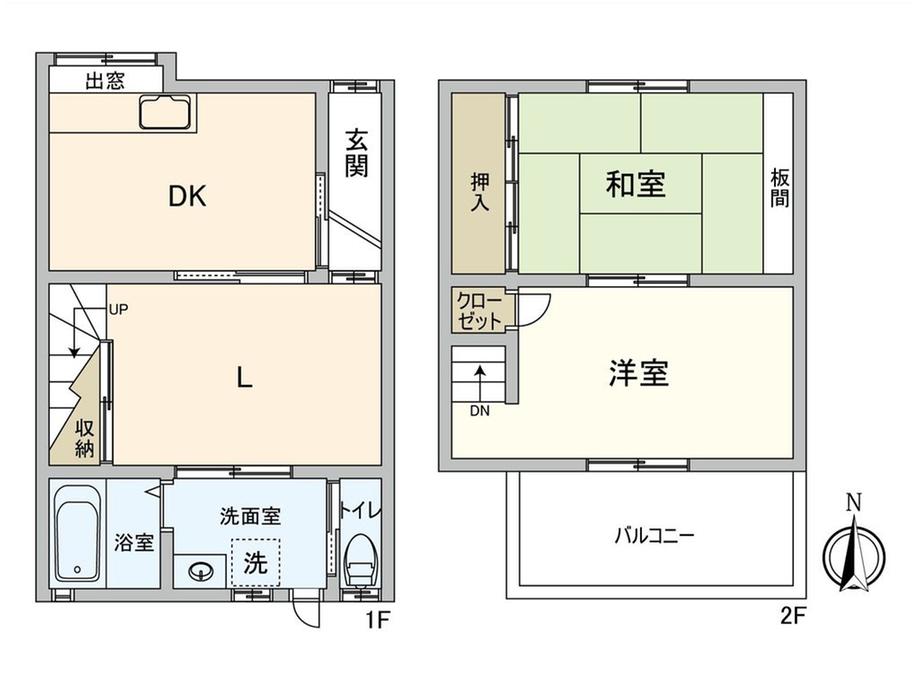 2LDK in Osaka (60.45㎡（18.28坪）（登記）) in Osaka